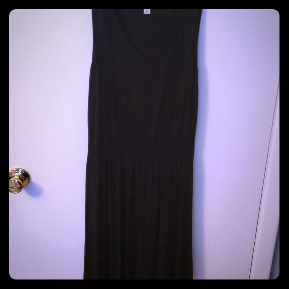 Black Jersey Cotton Dress